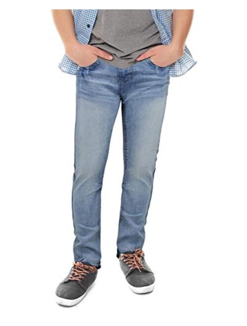 CULTURA Skinny Jeans for Boys, Toddler, Little Boy, Kids, Big Boys, Teens Distressed Denim Pants Size 2T-20