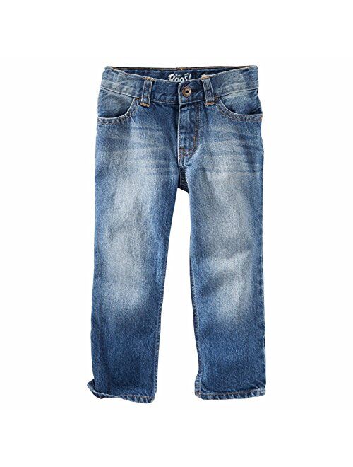 OshKosh B'Gosh Little Boys Straight Jeans - Mellow Medium Denim