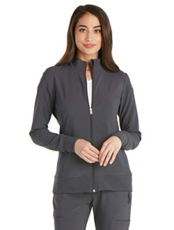 Cherokee iflex Women's Zip Front Warm-Up Scrub Jacket