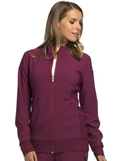 Cherokee iflex Women's Zip Front Warm-Up Scrub Jacket