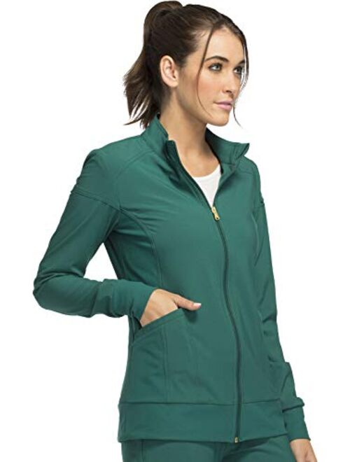 Cherokee iflex Women's Zip Front Warm-Up Scrub Jacket