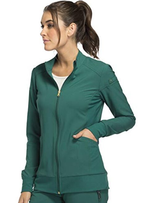 Cherokee iflex Women's Zip Front Warm-Up Scrub Jacket