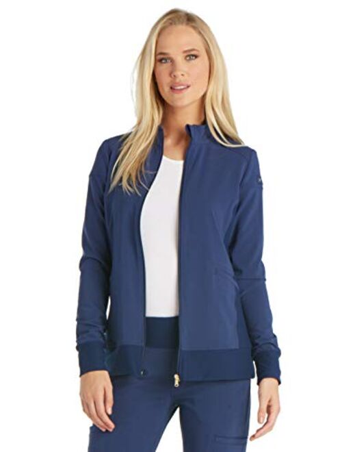 Cherokee iflex Women's Zip Front Warm-Up Scrub Jacket