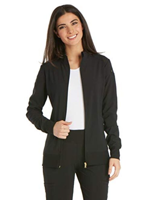 Cherokee iflex Women's Zip Front Warm-Up Scrub Jacket