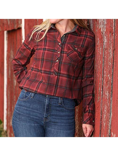 Legendary Whitetails Women's Firelight Popover Flannel Tunic