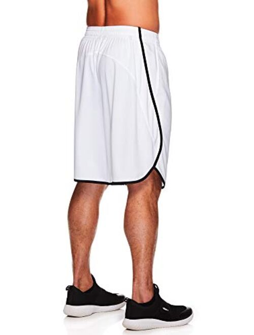 AND1 Men's Basketball Gym & Running Shorts w/Elastic Waistband