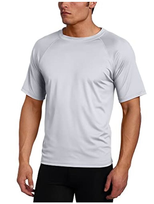 Kanu Surf Men's Short Sleeve UPF 50+ Swim Shirt (Regular & Extended Sizes)