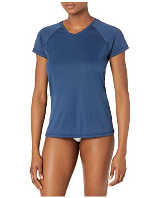 Kanu Surf Women's UPF 50+ Short Sleeved Active Swim Shirt Rashguard & Workout Top