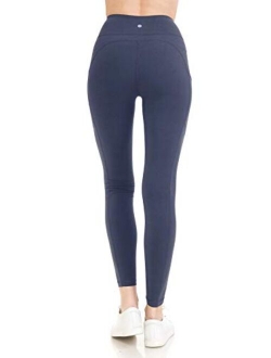 Women's High Waisted Premium Active Pocket Yoga Leggings Pants