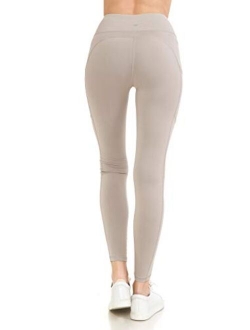 Women's High Waisted Premium Active Pocket Yoga Leggings Pants