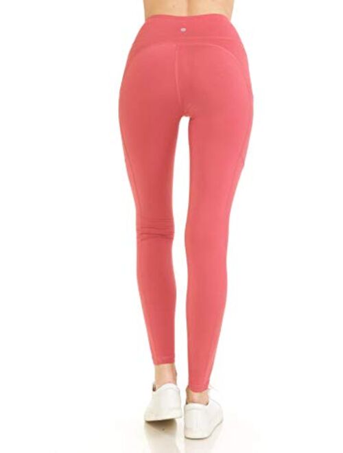 Leggings Depot Women's High Waisted Premium Active Pocket Yoga Leggings Pants