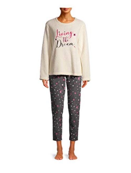 Secret Treasures Women's and Women's Plus Long Sleeve Plush Sleepwear