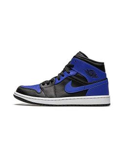 Jordan 1 Mid Royal Men's Blue and Black 554724-077