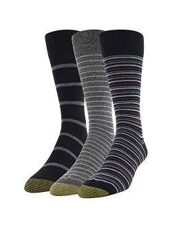 Men's Multistripe Crew Socks, 3 Pairs