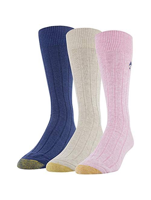 Gold Toe Men's Hampton Socks, 3 Pairs