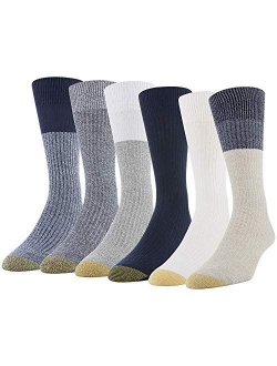 mens Stanton Crew Socks, 6 Pairs