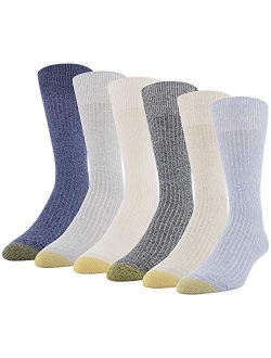 mens Stanton Crew Socks, 6 Pairs