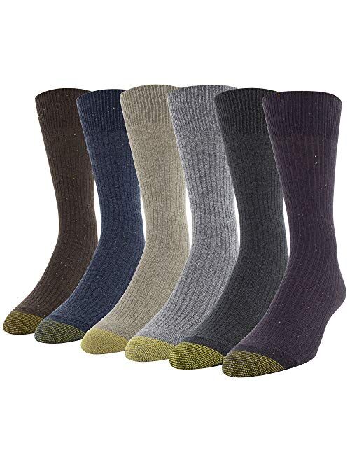 Gold Toe mens Stanton Crew Socks, 6 Pairs