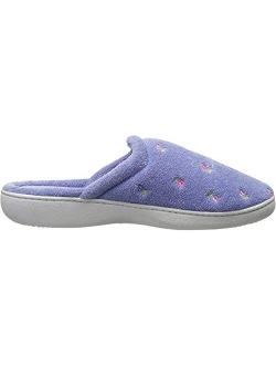 Women's TerrySlip on Clog Slipper with Memory Foam for Indoor/Outdoor Comfort