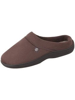 Men's Open Back Slipper with Memory Foam and Arch Support Indoor/Outdoor Sole