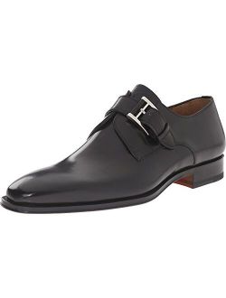 Marco Black Men's Monk Strap Shoes