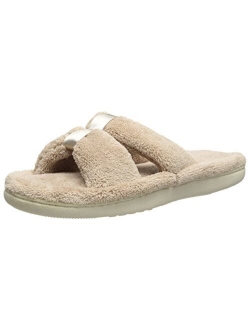 Women's Signature X-Slide Slipper, Satin Trim with Memory Foam