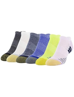 womens Sport Tech Graphic No Show Socks, 6 Pairs