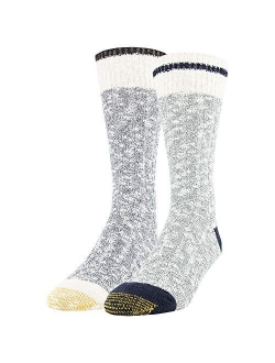 Men's Lodge Sustainable Crew Socks, 2 Pairs