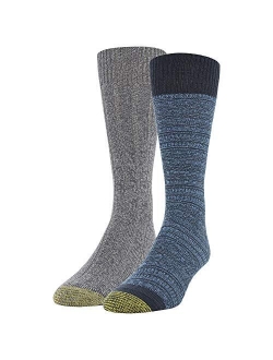 Men's Lodge Sustainable Crew Socks, 2 Pairs