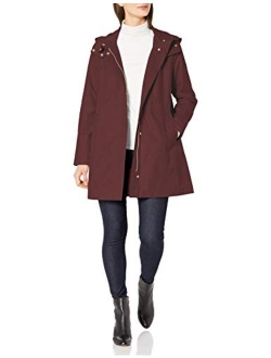 womens Hooded Trenchcoat