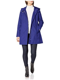 womens Hooded Trenchcoat