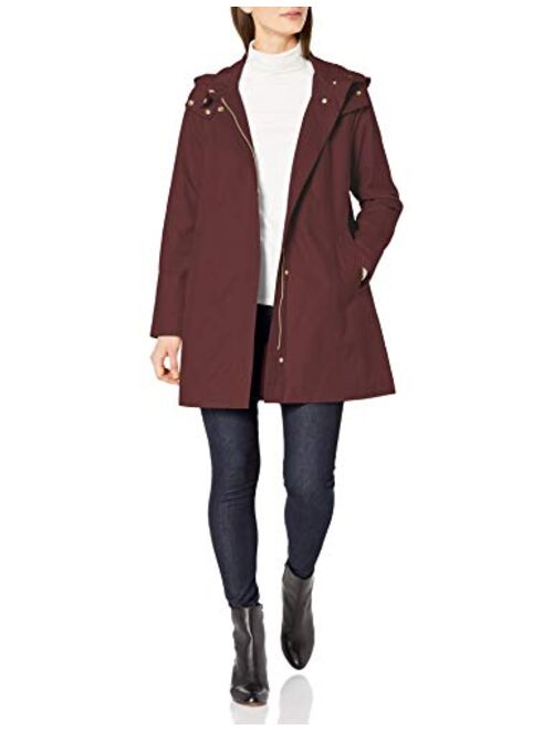 Cole Haan womens Hooded Trenchcoat