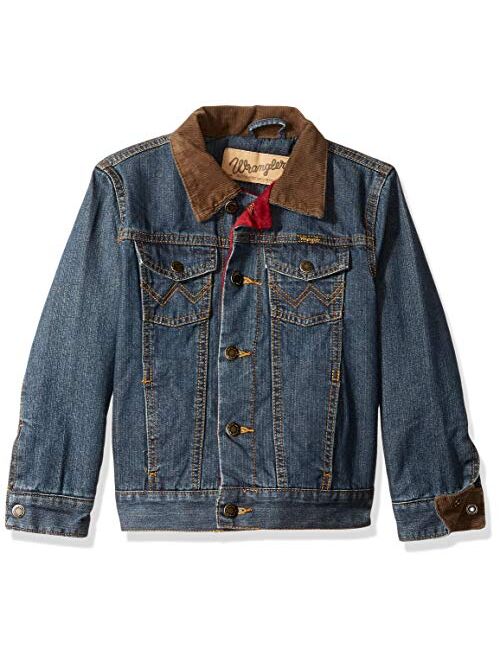 Wrangler boys Western Lined Denim Jacket