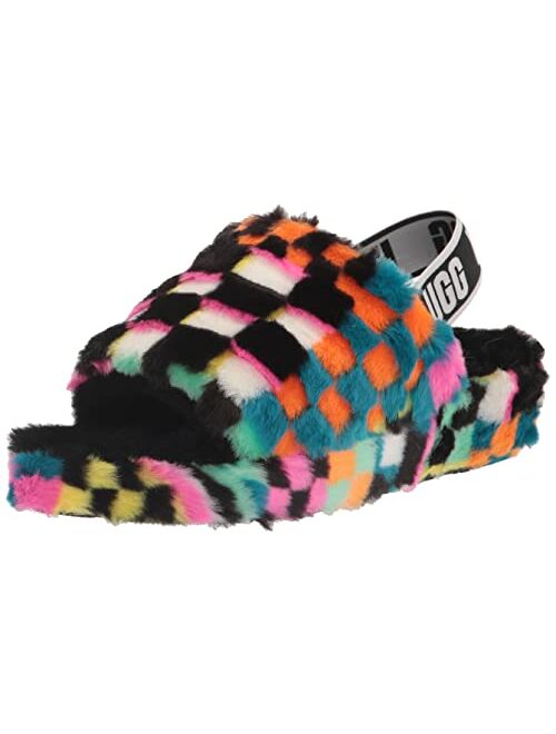 UGG Women's Fluff Yeah Slide Cali Collage Slipper