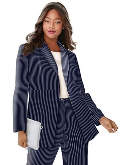 Jessica London Women's Plus Size Bi-Stretch Blazer Professional Jacket