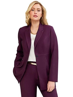 Jessica London Women's Plus Size Bi-Stretch Blazer Professional Jacket