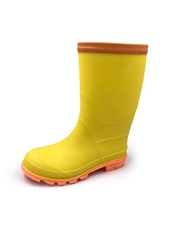 Kids Rain Shoes Easy On Rubber Rain Boots (Toddler/Little Kid/Big Kid)