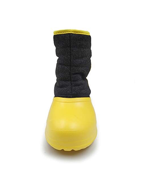 Amoji Boy Outdoor Winter Boots Girl Snow Shoes Waterproof for Little Kids/Big Kids