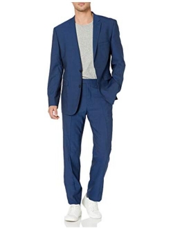 Men's Two Button Slim Fit Solid Suit