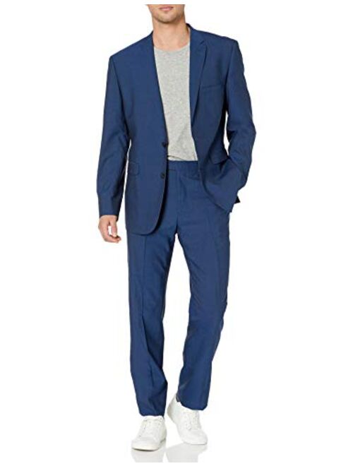 Vince Camuto Men's Two Button Slim Fit Solid Suit