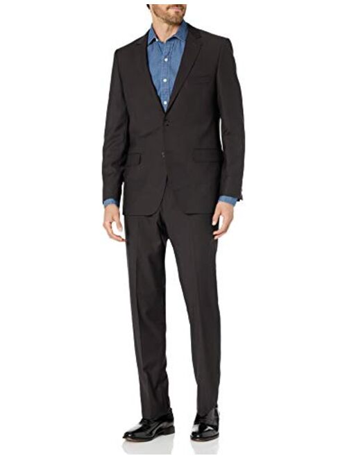 DKNY Men's Slim Fit Wool Suit