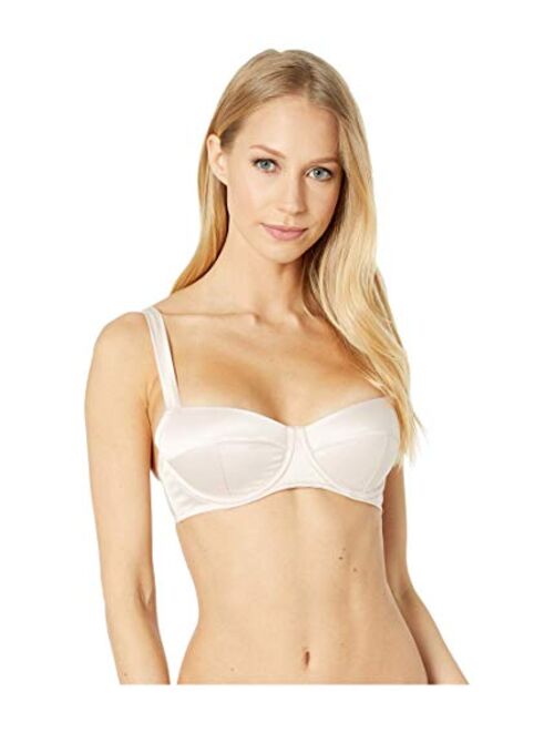 DKNY Women's Satin Balconette Statement Bra