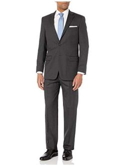 Hart Schaffner Marx Men's 2 Button New York Fit Side Vent Suit