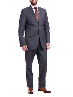 Ralph Lauren Slim Fit Navy Blue Pindot Two Button Wool Suit