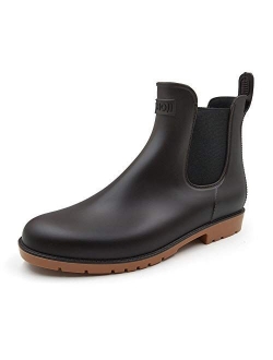 Unisex Ankle Chelsea Rain Short Boots