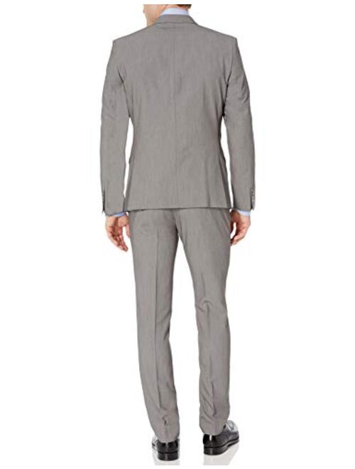 Nick Graham Men's Slim Fit Stretch Finished Bottom Suit