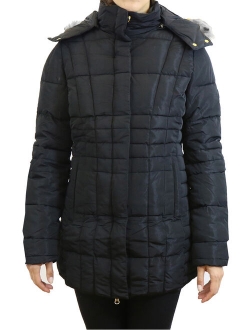 Women's Heayweight Puffer Jacket With Detachable Hood