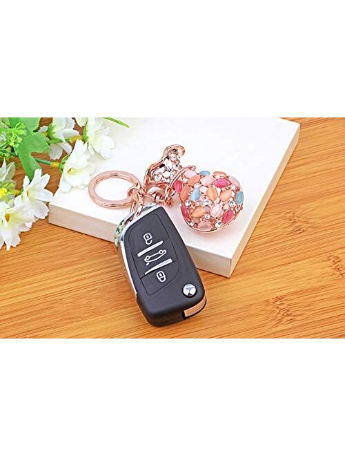 HQQ Car Key Ring Pendant Money Bag Key Chain Birthday for Girlfriend