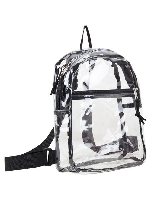 Eastsport Clear Mini Backpack, Black