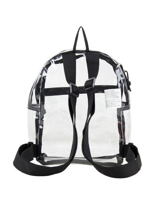 Eastsport Clear Mini Backpack, Black